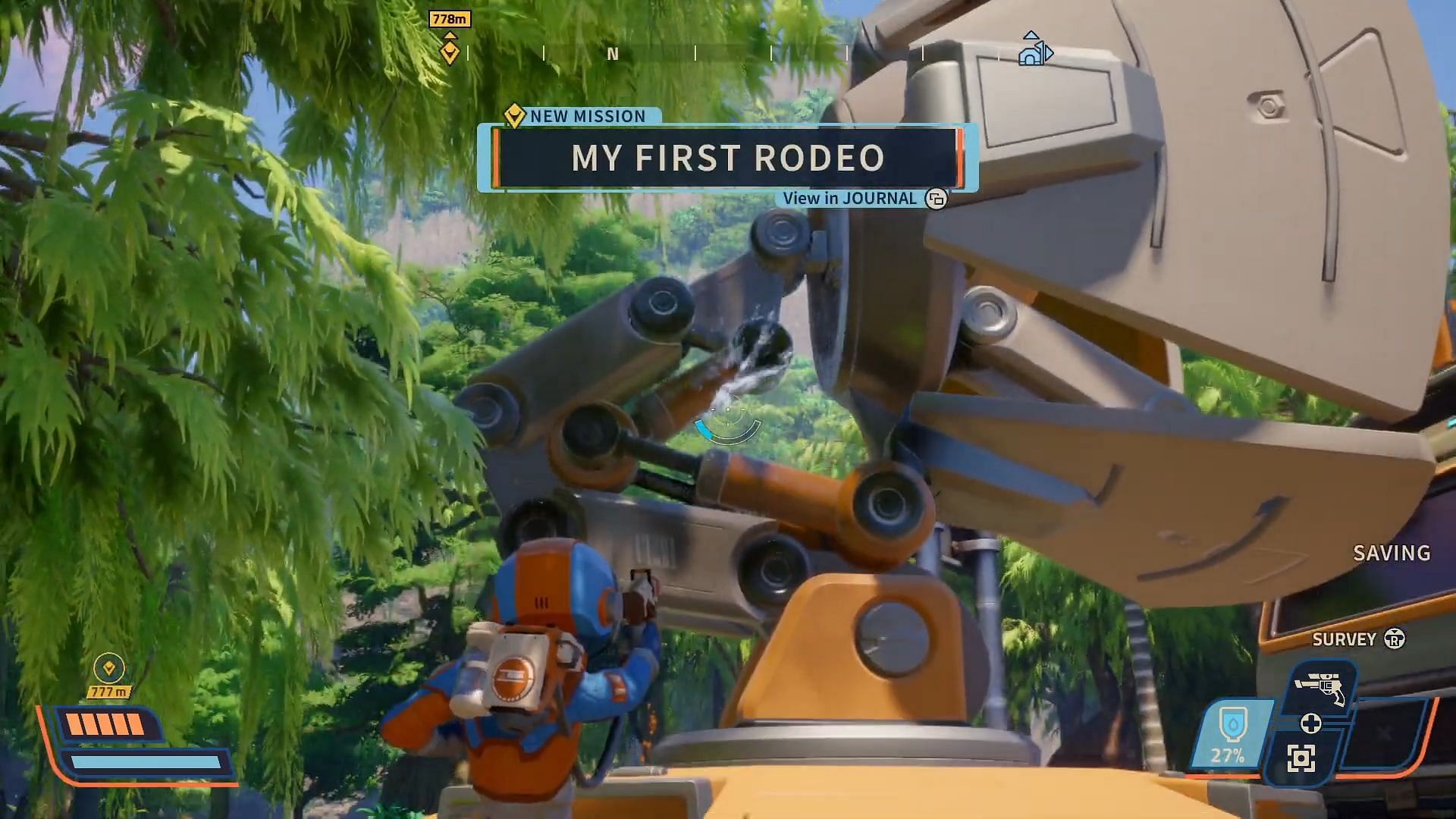 Unlocking My First Rodeo quest (Image via Raccoon Logic Studios // YouTube@Hikikomori Gaming)
